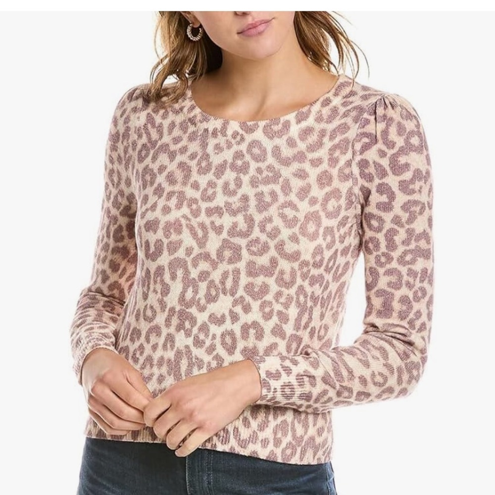 LoveShackFancy Margarita pullover Size S Taupe Skies NWT $395 MSRP - Picture 2 of 9